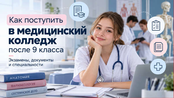 Как поступить в медицинский колледж после 9 класса